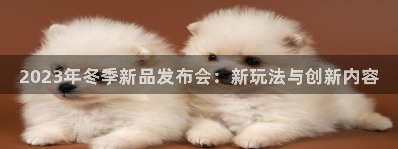 高德娱乐平台登录：2023年冬季新品发布会：新玩法与创新内容